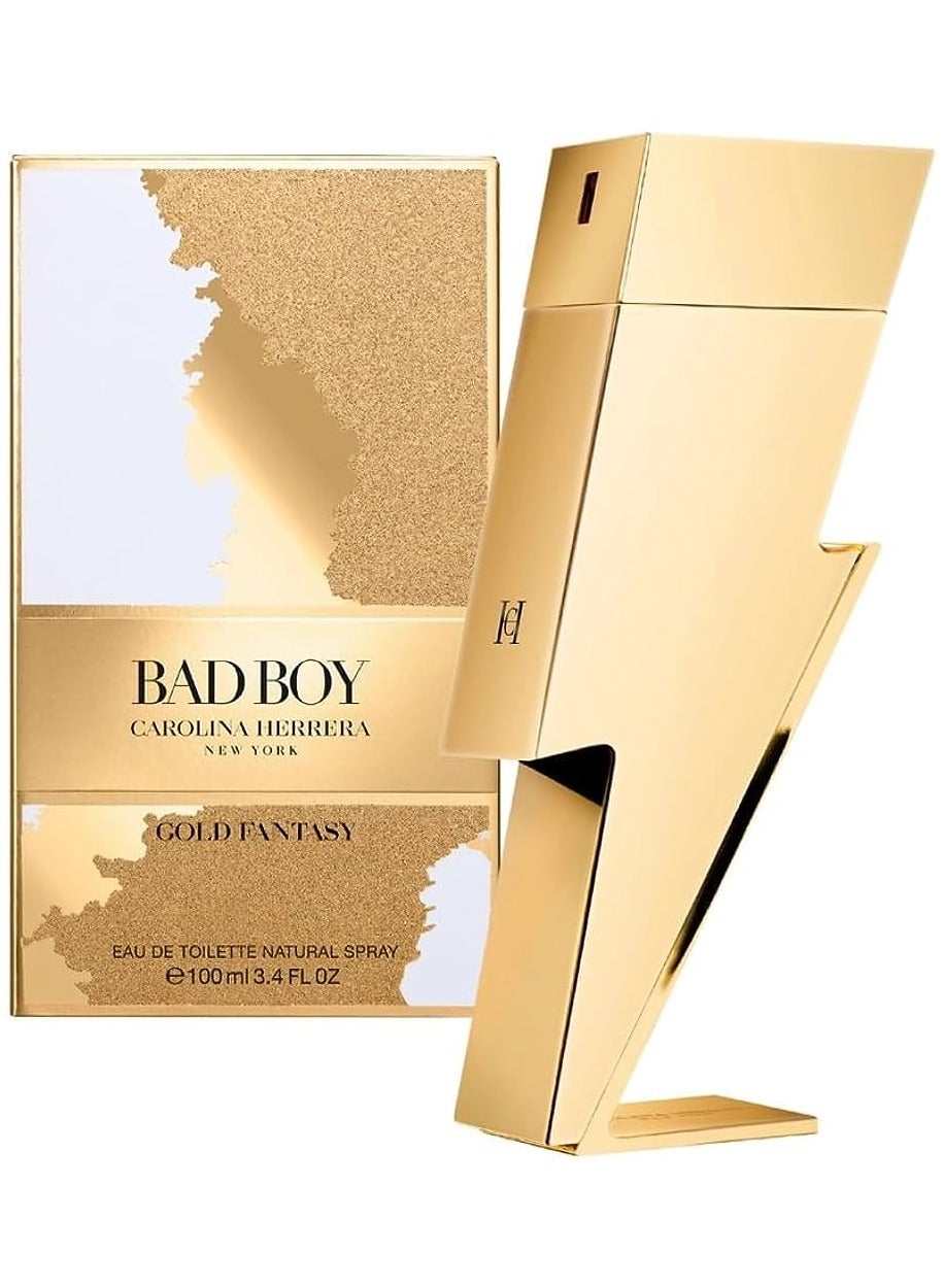 Carolina Herrera Bad Boy Gold Fantasy Eau de Toilette 100 ml