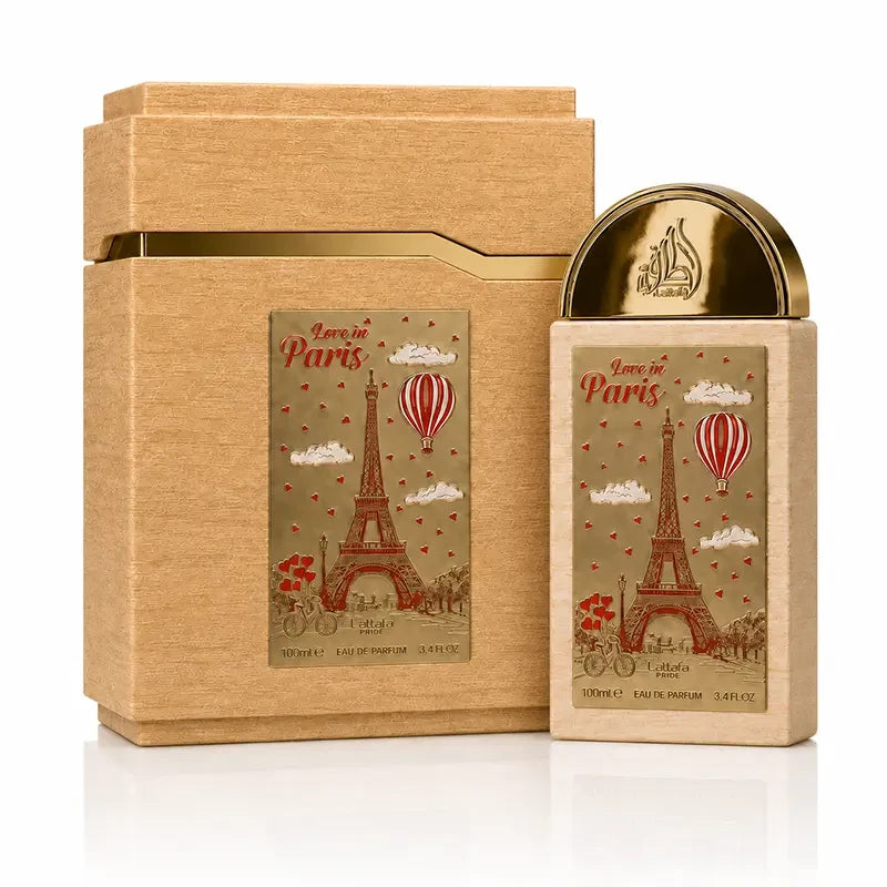 Lattafa Love in Paris 100 ml con caja