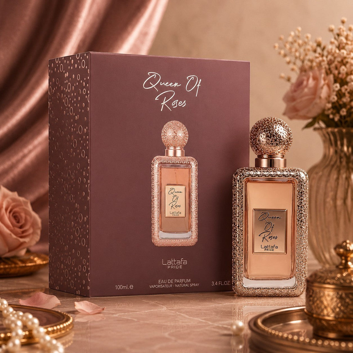 Lattafa Pride Queen Of Roses Eau de Parfum 100 ml - Mujer