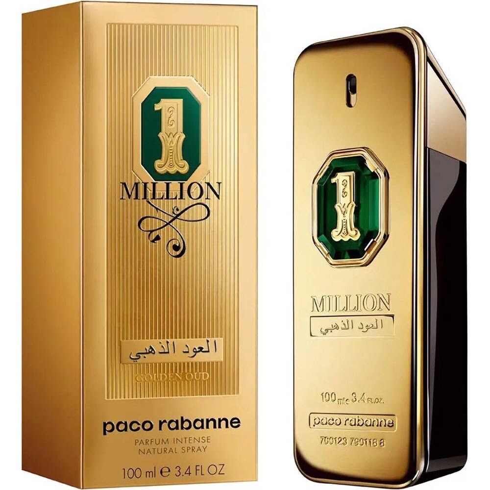 Paco Rabanne 1 Million Golden Oud Parfum Intense 100 ml - Hombre